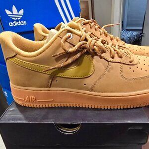 Nike Air Force 1 Low Flax Wheat Size 12 Men's Shoes Brand New CJ9179-200